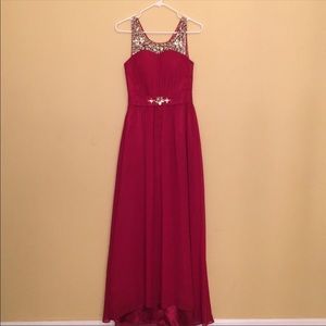 Red prom dress